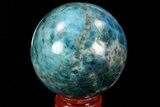 Bright Blue Apatite Sphere - Madagascar #83079-1